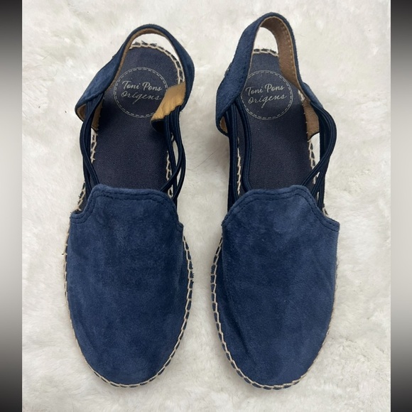 Toni Pons Espadrille In Denim Blue Size 36 US 6 - Picture 4 of 11
